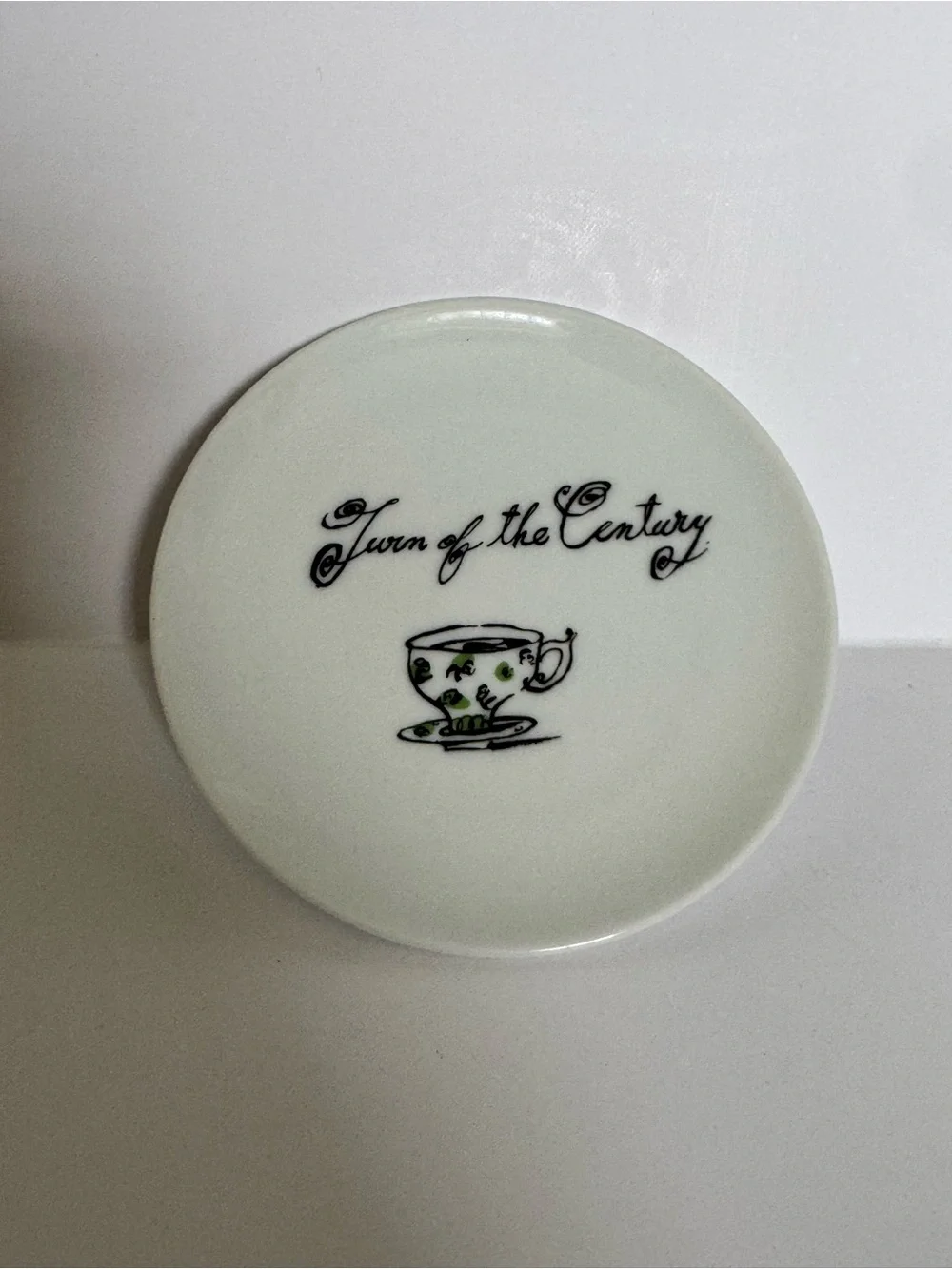 Pottery Barn Millennium Series Turn of the Century Mini Plate Teacup 4”